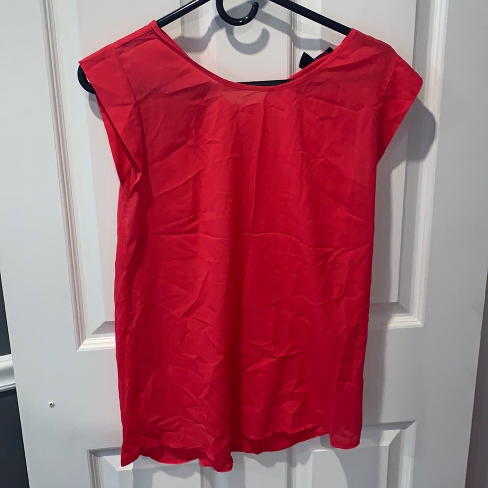 French connection hot pink top m